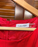 Calvin Klein Women’s Size 2 Red Sleeveless Dress, Tag Still Attached