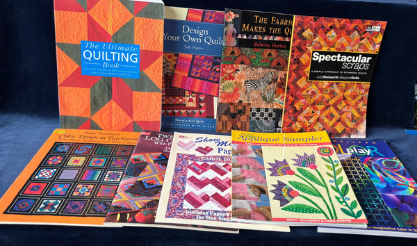 (B)Quilting Book Lot (9)