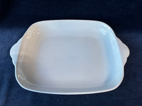Pair Of White Ceramic Baking Dishes