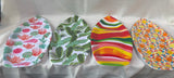 Set Of 4 Surfboard Shaped Serving Platters