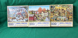 500-Pieces Puzzle Lot (3)