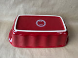 Ceramic Red Loaf Pan