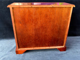 Jewelry Cabinet With Etched Glass And Drawers *Read Description*
