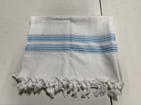 White/Blue Table Cloth Runner