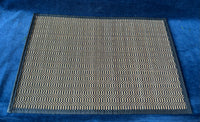 Set Of 4 Bamboo Mats With Black Border