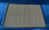 Set Of 4 Bamboo Mats With Black Border