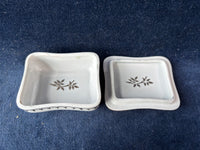 Dresden China Floral Trinket Box