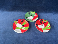Set Of 3 Bella Casa Small Christmas Dishes