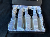 Oleg Cassini Crystal Cheese Set- 4 PCs
