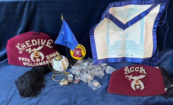 Assorted Shriner Memorabilia