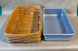 Longaberger Bread Basket W/ Plastic Insert