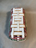 Longaberger 2014 Mother's Day Basket,Cloth & Plastic Liner Lid (C)