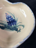 Texas Heart Shaped Pottery Trinket Dish *Read Description*