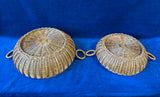 Pair Of Round Handled Baskets