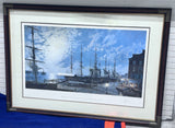 Philadelphia Moonlight Over the Delaware by John Stobart; Signed & Numbered (568/950)
