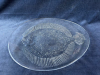 Kosta Boda Glass Flounder Plate