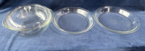 Round Pyrex Dish Lot