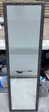 Full Length Mirror with Silver/Black Frame