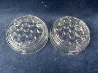 Pair Of Vintage Bubble Bottom Ashtrays