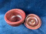 (B)Hand Turned Apple Shaped Trinket Box