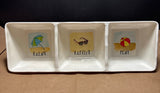 Rae Dunn Melamine Summer Divided Dish