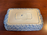 Gerald E Henn Spongeware Pottery Rectangular Casserole Dish
