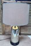 Large Mercury Glass Style Table Lamp