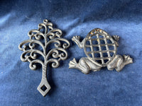 Pair Of Cast Iron Trivets