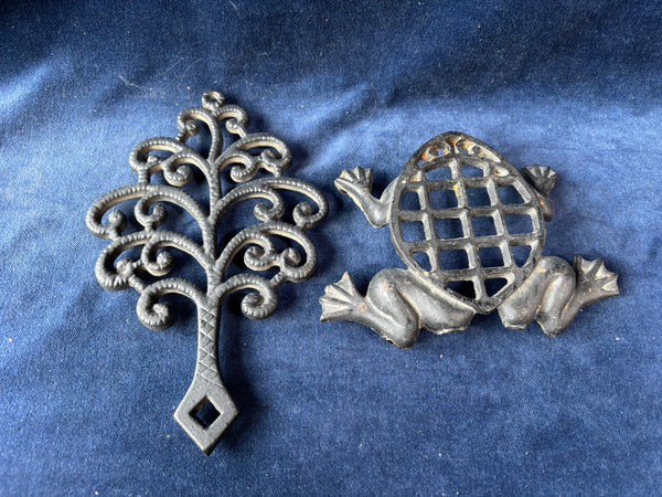 Pair Of Cast Iron Trivets