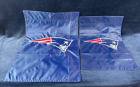 Pair Of New England Patriot Garden Flags