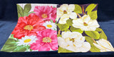 Pair Of Floral Garden Flags