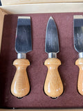 Set of 5 Italian Cheese Knives W/ Beechwood Handles Williams Sonoma