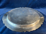 Reed & Barton Silver Plated Burgundy Large Serving Tray