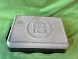 Emile Henry France Purple Casserole / Baking Dish Ruffled Edges