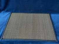 Set Of 4 Bamboo Mats With Black Border