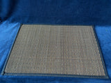Set Of 4 Bamboo Mats With Black Border