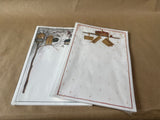 Lot Of 2 Primitive Notepads