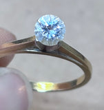 14K Gold Ring (2.17g) with Loose Diamond - SIZE 6 1/2