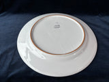 Jennifer Moore Hand Painter Floral Platter Pink Blue Made in Italy