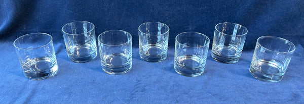 Set Of 7 Whiskey Glasses
