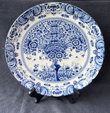 Royal Delft “Delftsblauw” Hand-Painted Ceramic Wall Plate – De Porceleyne Fles