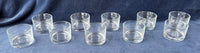 Set Of 10 Glass Tea Light Candle Holders
