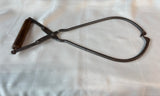 Wood Handled Delivery Ice Block Tongs (B)