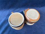 (A)Pair Of Neutral Pottery Mugs