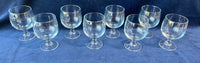 Set Of 8 Short Footed Glasses