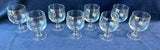 Set Of 8 Short Footed Glasses