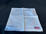 Set Of 9 Williams Sonoma American Flag Cloth Napkins