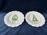 Pair Of San Marco Topiary Plates *Read Description*