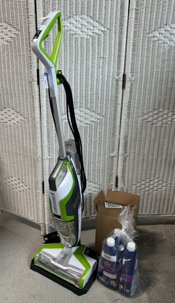 Bissell Crosswave 1785A Wet Vacuum with Accesories & Cleaner (WORKS)