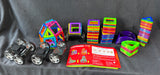 Assorted Lot Of Magformers Pieces Magnetic Building with Wheels